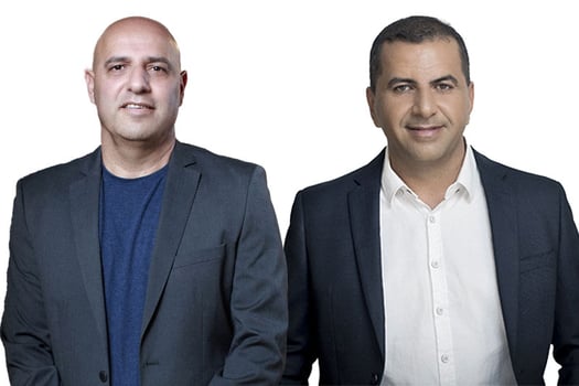 מימין: רני צים, צילום: מאיר אדרי; אבישי אברהם, צילום: מאיר אדרי